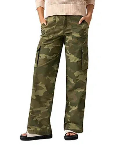 Sanctuary Reissue Camo Print Stretch Cotton Cargo Pants In Renew Camo