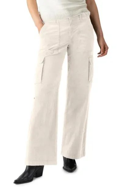 Sanctuary Reissue Wide Leg Cargo Pants In White