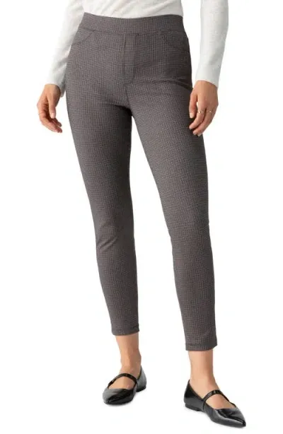 Sanctuary Runway High Waist Skinny Pants In Navy Micro