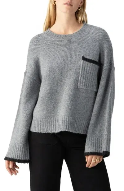 Sanctuary Uptown Girl Sweater In Heather Grey