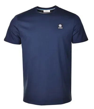 Sandbanks Badge Logo T-shirt Navy In Blue