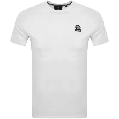 Sandbanks Badge Logo T Shirt White