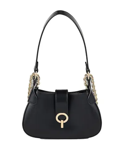 Sandro Nano Sweet Janet Chain Crossbody Bag In Black