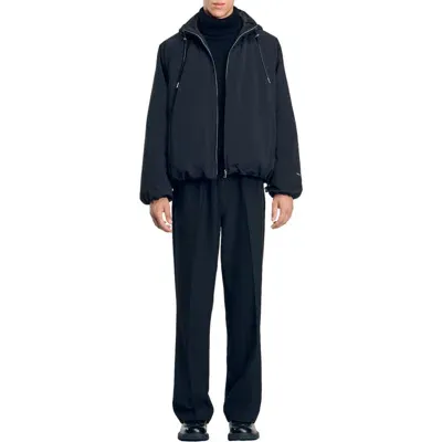 Sandro Padded Jacket In Black