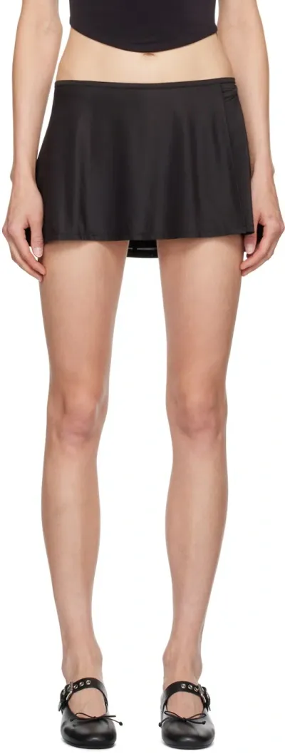 Sandy Liang Black Clara Skort In 001 Black