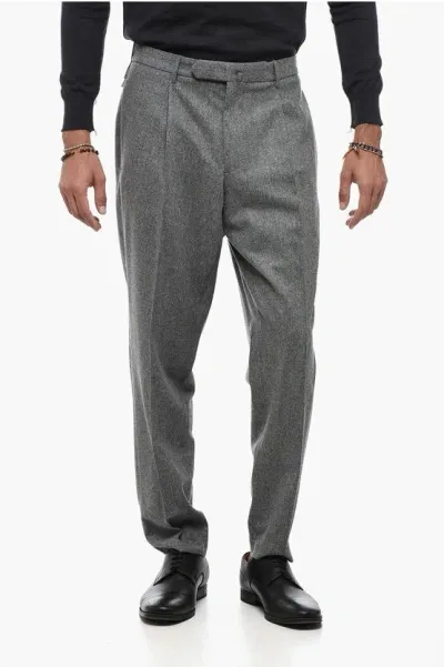 Santaniello Single-pleat Wool Pants