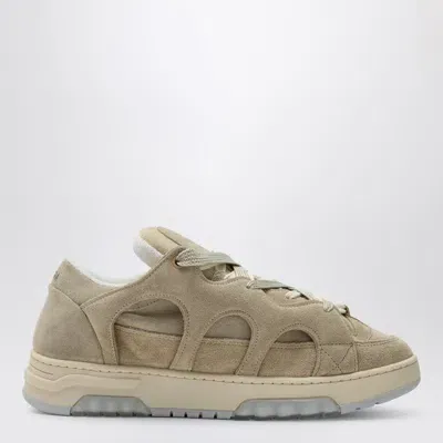 Santha Model 1 Sand-coloured Suede Sneaker In Beige