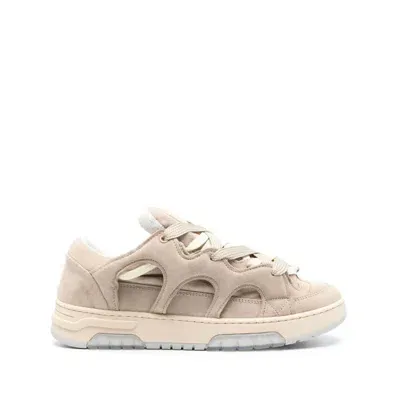 Santha Model 1 Suede Sneakers In Beige