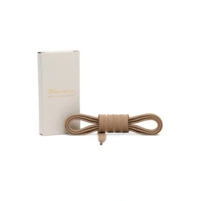 Santoni Beige Nylon Laces - 110 Cm Natural