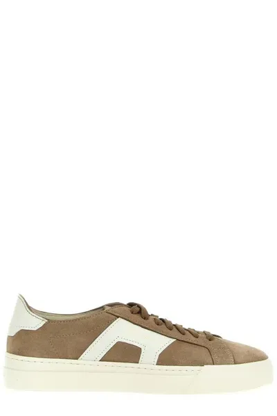 Santoni Double Buckle Low In Beige