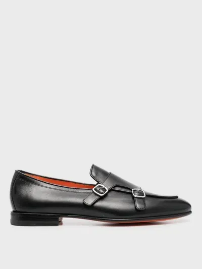 Santoni Loafers  Men Color Black