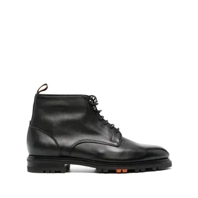 Santoni Shoes In Black