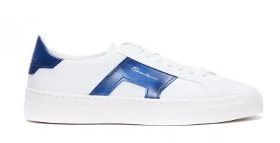 Santoni Sneakers  In White/blu