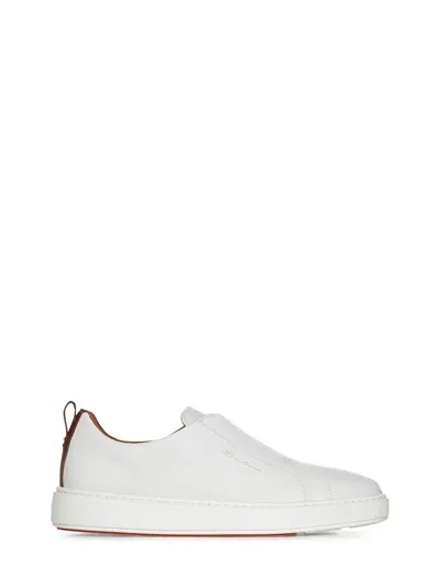 Santoni Sneakers In White