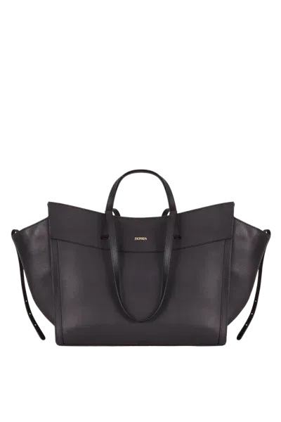 Saonara Shopping Total Black Piel In Brown