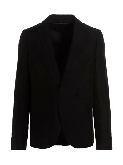 Sapio 'jacquard' Blazer Jacket In Black