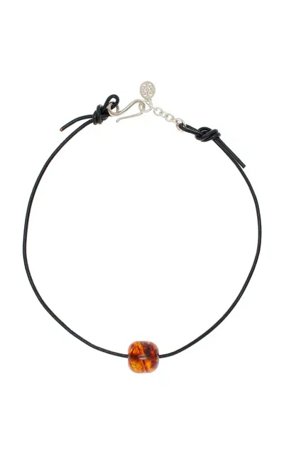 Sapir Bachar Amber Choker In Black