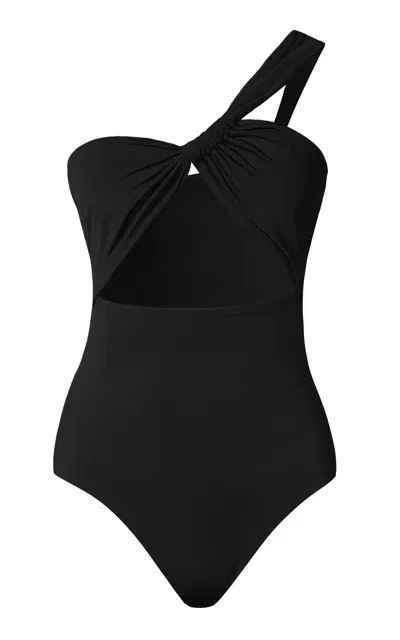 Sara Cristina Narcissus Cutout Swimsuit In Black