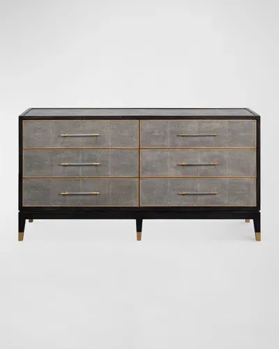 Sarreid Horatio 6-drawer Chest In Grey