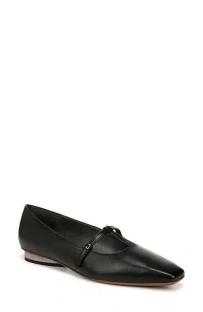 Sarto By Franco Sarto Carmela Square Toe Mary Jane Flat In Black