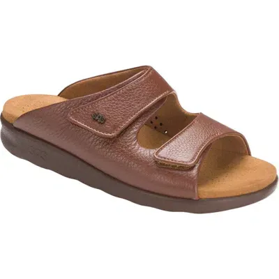 Sas Cozy Slide Sandal In Amber