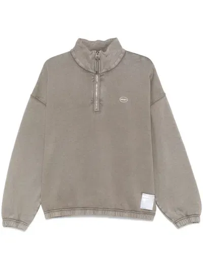 Satisfy Softcell Half-zip Sweatshirt In Aged Falcon