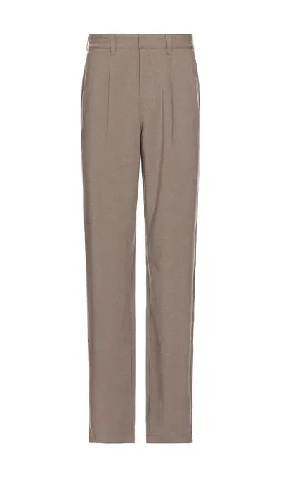 Saturdays Surf Nyc George Wool Gabardine Trouser In Taupe