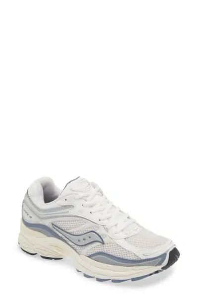 Saucony Gender Inclusive Progrid Omni 9 Sneaker In Ivory/blue