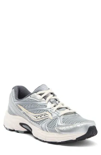 Saucony Grid Ride Millennium Sneaker In Silver/cream