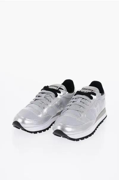 Saucony Nylon And Metallic Leather Jazz Low-top Sneakers