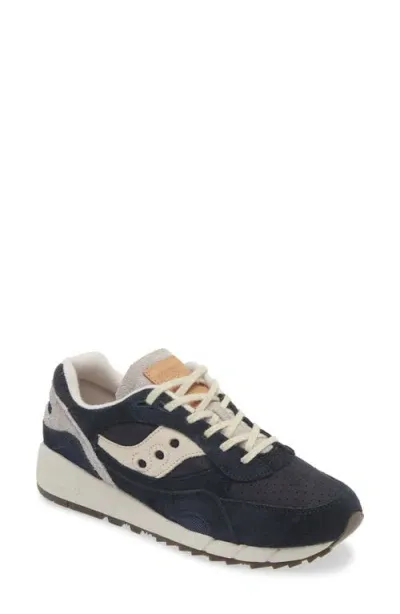 Saucony Shadow 6000 Premium Sneaker In Navy/moon