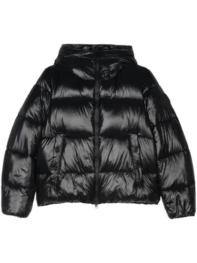 Save The Duck Biddy Puffer Jacket In Black