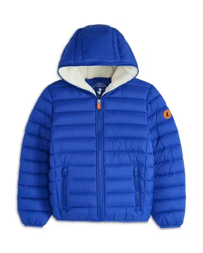 Save The Duck Boys' Finnegan Insulated Coat - Little Kid, Big Kid In Gentian Blue