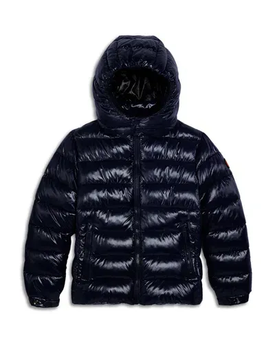 Save The Duck Boys' Niles Puffer Jacket - Little Kid, Big Kid In Blue Black