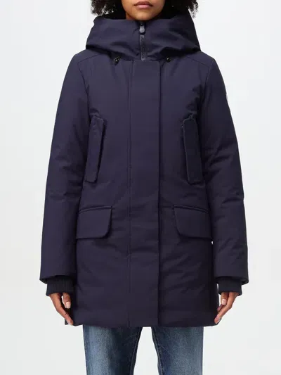 Save The Duck Coat  Woman Color Blue In Blau