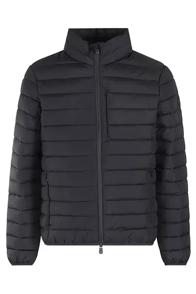 Save The Duck Padded Zip-up Jacket In Grey