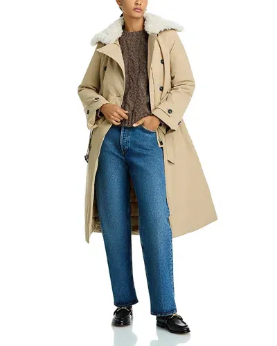 Save The Duck Katrina Coat In Stardust Beige