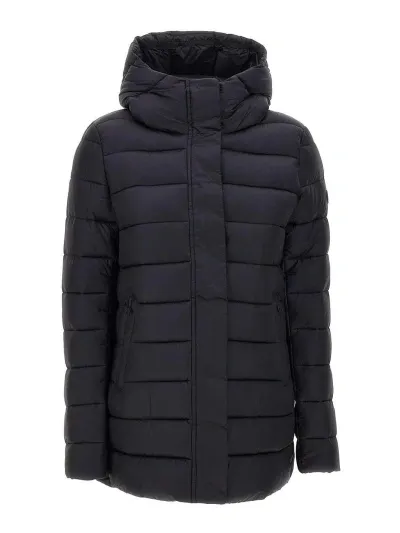 Save The Duck Quilted Down Jacket In Black