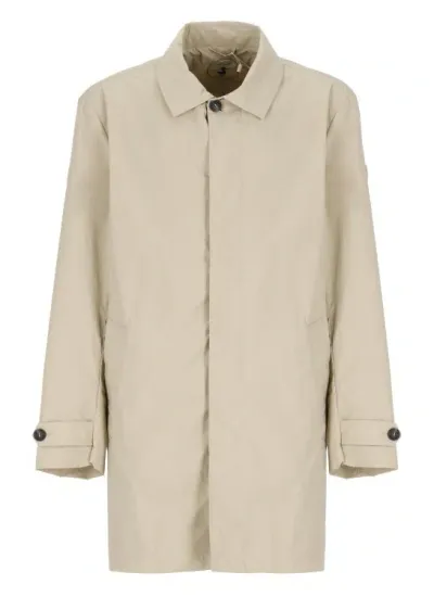 Save The Duck Rhys Shell Raincoat In Neutrals