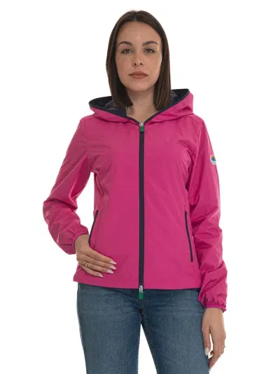 Save The Duck Stella  Windbreaker Jacket In Fuchsia