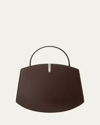 Savette Florence 20 Leather Top-handle Bag In 201 Coffee