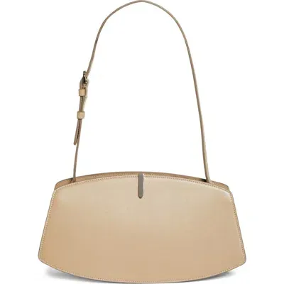 Savette The Florence Leather Shoulder Bag In Clay