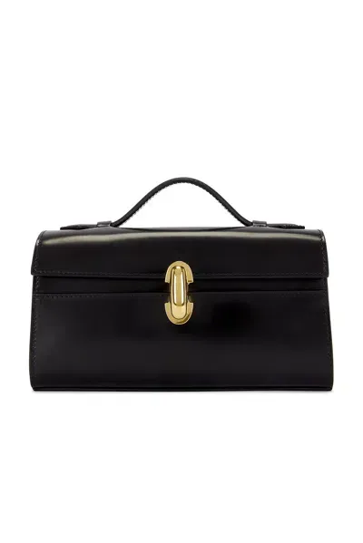 Savette Black Symmetry Pochette Leather Bag