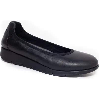 Saydo Filbert Ballet Flat In Black