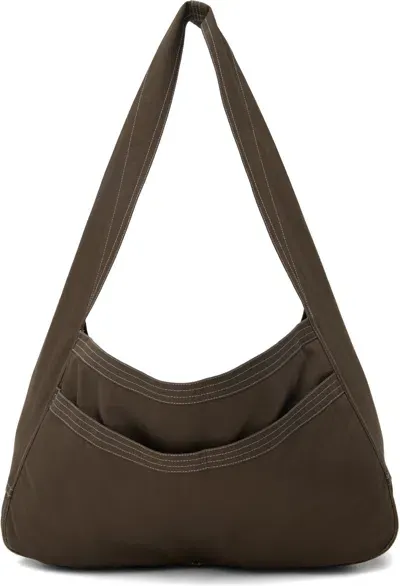 Sc103 Ssense Exclusive Brown Cocoon Sac Bag In Beam