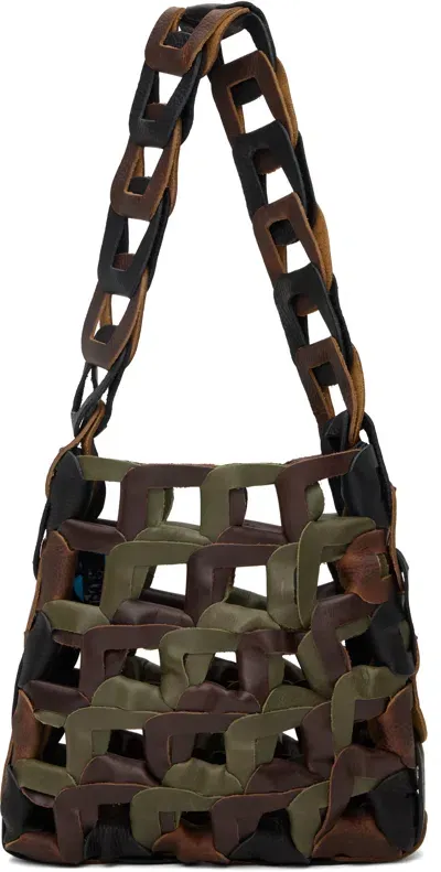 Sc103 Ssense Exclusive Multicolor Links Tote In Cask