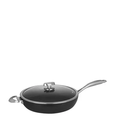 Scanpan Pro Iq Saute Pan With Lid In Black