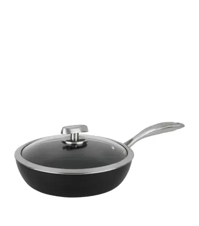 Scanpan Pro Iq Saute Pan With Lid In Black