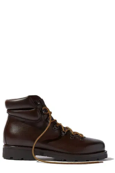 Scarosso Ankle Boots Edmund Brown Calf Leather In Brown - Calf