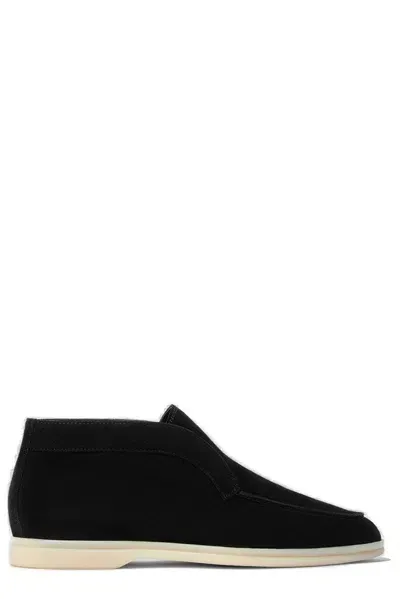 Scarosso Leonardo Black Suede - Man Boots Black In Black - Suede